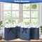 4 Pack 9" Medium Size Gift Bags Assorted Premium Blue Gift Bags with Tissue Paper Use for Birthdays, Baby Shower,weddings,Party Favor, Holiday Presents-7" X 4" X 9"